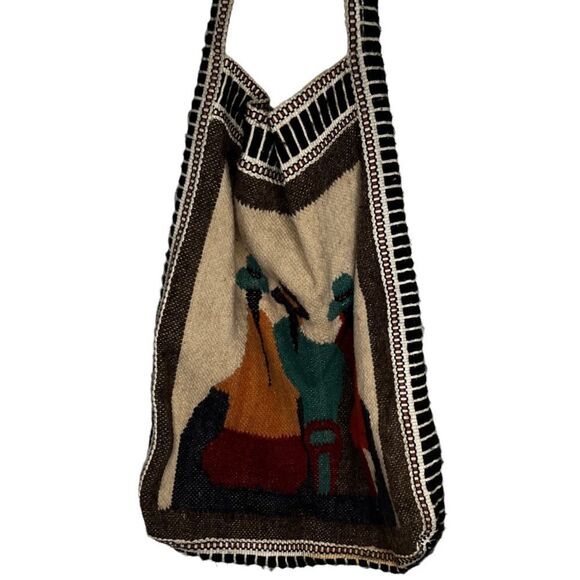 Wool Blend Purse made in Ecuador - Picture 2 of 4